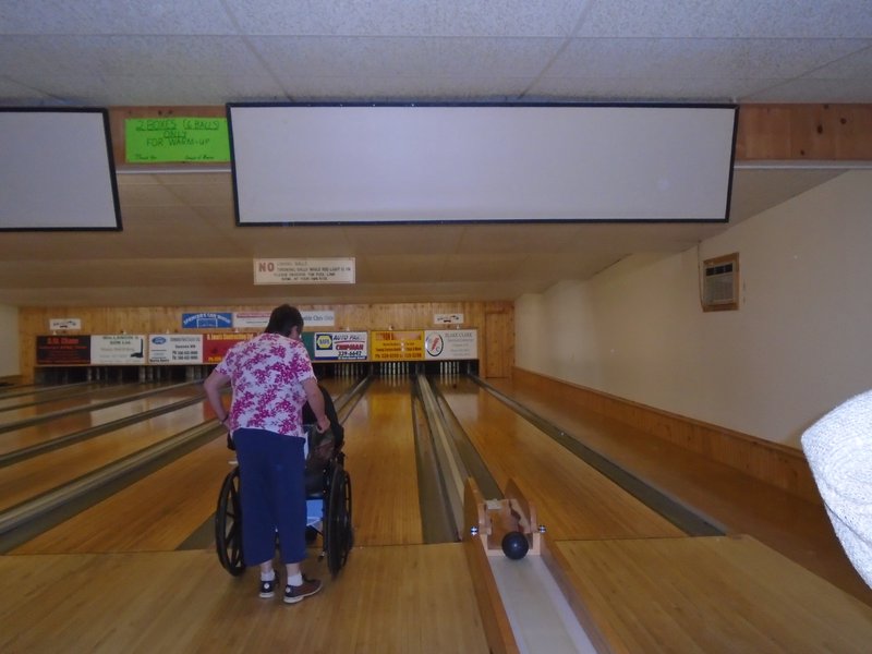 We enjoy bowling…