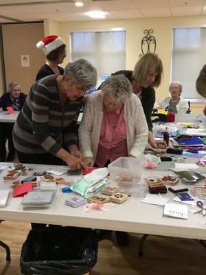 Volunteers at Mill Cove Nursing Home