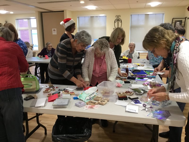 Volunteers at Mill Cove Nursing Home